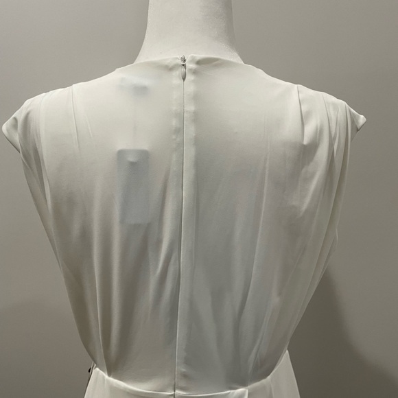 Express White Draped Mini Dress - Picture 7 of 8